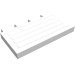 2873 - White - Hinge Train Gate 2 x 4