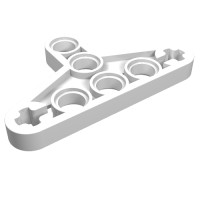 2905 - Technic Beam Triangle Thin [Type I] - White