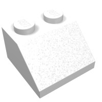 3039 - Slope 45Â° 2 x 2 - White