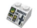 3039pr0013 - White - Slope 45Â° 2 x 2 with Aircraft Multiple Flight Controls Print