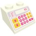 3039pr0020 - White - Slope 45Â° 2 x 2 with Cash Register Print