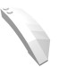 41750 - White - Wedge Curved 8 x 3 x 2 Open Left