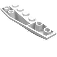 41764 - Wedge Curved Inverted 6 x 2 Right - White