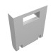 4346 - White - Box 2 x 2 x 2 Door with Slot