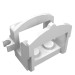4491a - White - Animal / Creature Accessory, Saddle [One Clip]