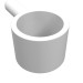 4529 - White - Equipment Saucepan