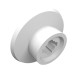 50254 - Train Wheel Small, hole notched for wheels holder pin - White