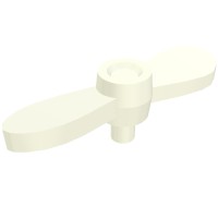 54568 - Propeller with Pin - White
