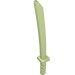 21459 - Yellowish Green - Weapon Sword / Katana / Shamshir with Capped Pommel [Square Guard]