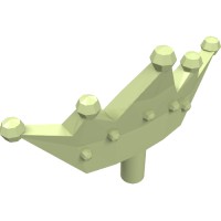 33322 - Headwear Accessory Crown / Tiara - Yellowish Green