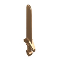 48495 - Weapon Sword / Greatsword Angular - Flat Dark Gold