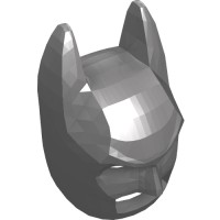 10113 - Mask, Batman Cowl [Plain] - Flat Silver