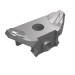 11097 - Minifig Neckwear Armour Shoulder Pads with 1 Stud on Front, 2 Studs on Back - Flat Silver