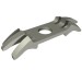 12618 - Minifig Neckwear Shoulder Pads with Spikes - Flat Silver