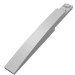 13731 - Brick Curved 10 x 1 [Symmetric Inside Ridges] - Flat Silver