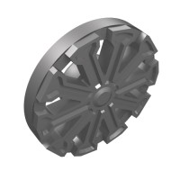 18979b - Wheel Cover 7 Spoke Y Shape - for Wheel 18976 - Flat Silver
