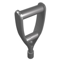 24077 - Equipment Medical Crutch - Flat Silver