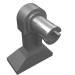 30362 - Leg Mechanical - Droid with Technic Pin - Flat Silver