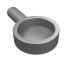 4528 - Flat Silver - Equipment Frying Pan