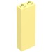 2454a - Brick 1 x 2 x 5 with Blocked Open Studs and Bottom Stud Holder with Asymmetric Ridges - Light Yellow