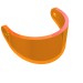 2447 - Trans-Orange - Headwear Accessory Visor For Standard Helmet