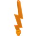 27256 - Wave / Lightning Angular, Single - Trans-Orange