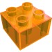 3437 - Duplo Brick 2 x 2 - Trans-Orange