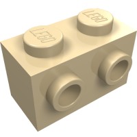 11211 - Brick Special 1 x 2 with 2 Studs on 1 Side - Tan