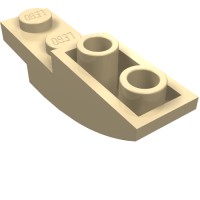 13547 - Slope Curved 4 x 1 Inverted - Tan