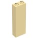 2454a - Tan - Brick 1 x 2 x 5 with Blocked Open Studs and Bottom Stud Holder with Asymmetric Ridges