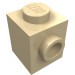 26604 - Tan - Brick Special 1 x 1 with Studs on 2 Adjacent Sides