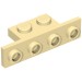 28802 - Bracket 1 x 2 - 1 x 4 [Rounded Corners at Bottom, Square Corners at Top] - Tan