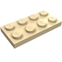 3020 - Plate 2 x 4 - Tan