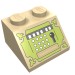 3039pr9966 - Tan - Slope 45Â° 2 x 2 with Sand Green Cash Register Print