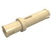 32556a - Technic Pin Long without Friction Ridges - Single Slot - Tan