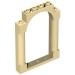 40066 - Panel 1 x 6 x 7 with 2 Columns and Arch - Tan