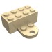 90754 - Tan - Brick Magnet 2 x 4 with Round Plate 2 x 2