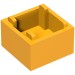 35700 - Container Box 2 x 2 x 1 [Plain] - Bright Light Orange