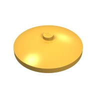 3960 - Dish 4 x 4 Inverted [Radar] - Bright Light Orange