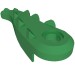 18906 - Green - Animal Body Part, Alligator / Crocodile Tail with Hole