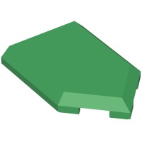 22385 - Tile Special 2 x 3 Pentagonal - Green
