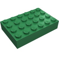 2356 - Brick 4 x 6 - Green