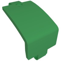 24116 - Technic Panel Curved and Bent 6 x 3 - Green