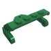 2578a - Green - Street Sweeper Brush Holder with Towball Fitting
