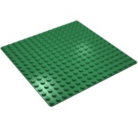 3867 - Baseplate 16 x 16 - Green