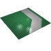 4478pr0001 - Green - Baseplate 32 x 32 with 9-Stud Angled with Gray Driveway / Road Print