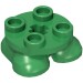 66858 - Feet, 2 x 2 x 2/3 with 4 Studs on Top - Green