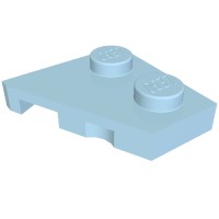 24307 - Wedge Plate 2 x 2 Right - Bright Light Blue