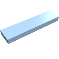 2431 - Tile 1 x 4 with Groove - Bright Light Blue