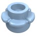 24866 - Plant, Flower, Plate Round 1 x 1 with 5 Petals - Bright Light Blue